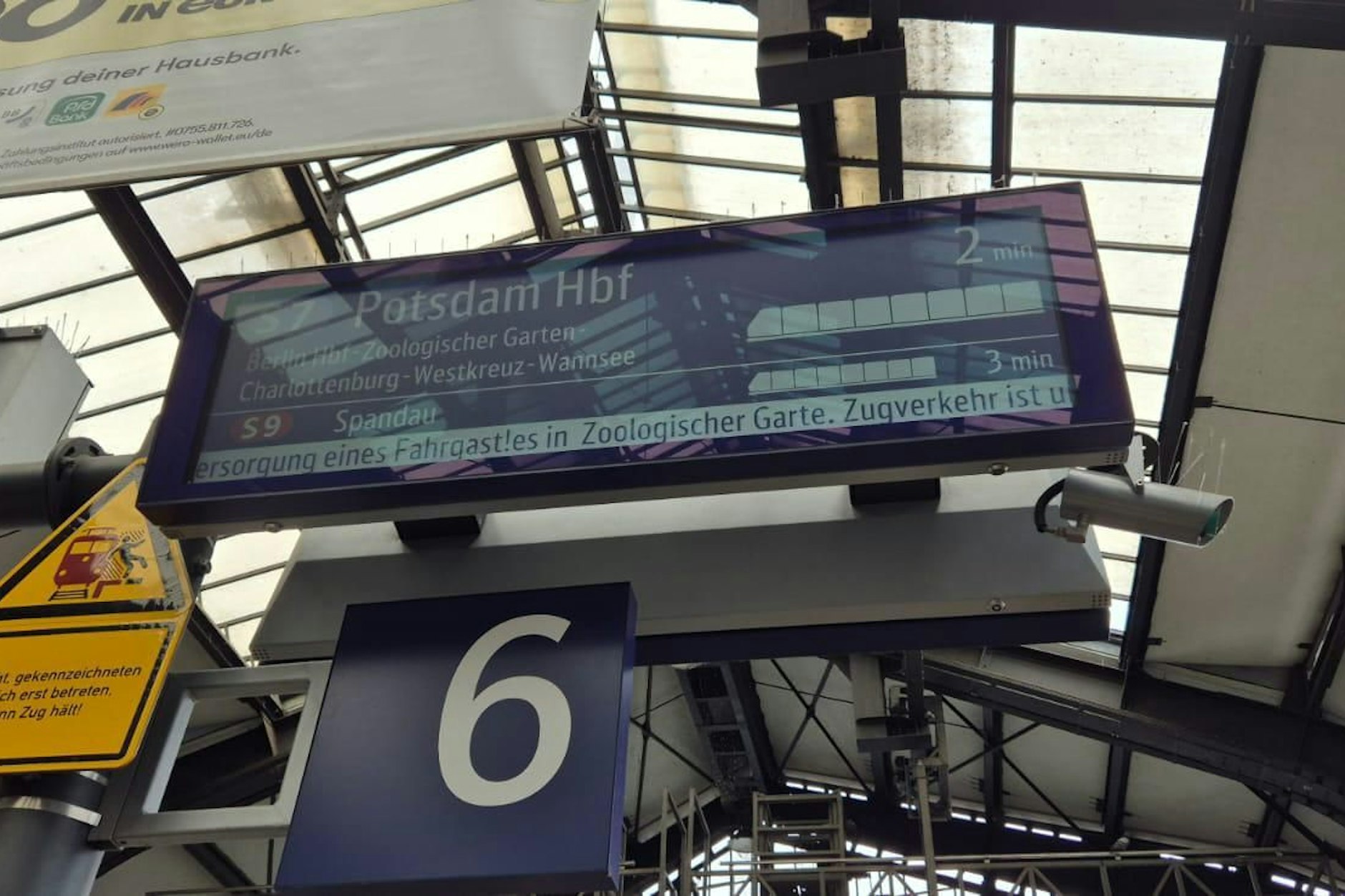 Durch den Einsatz gab es Einschränkungen auf den Linien S3, S5, S7 und S9.