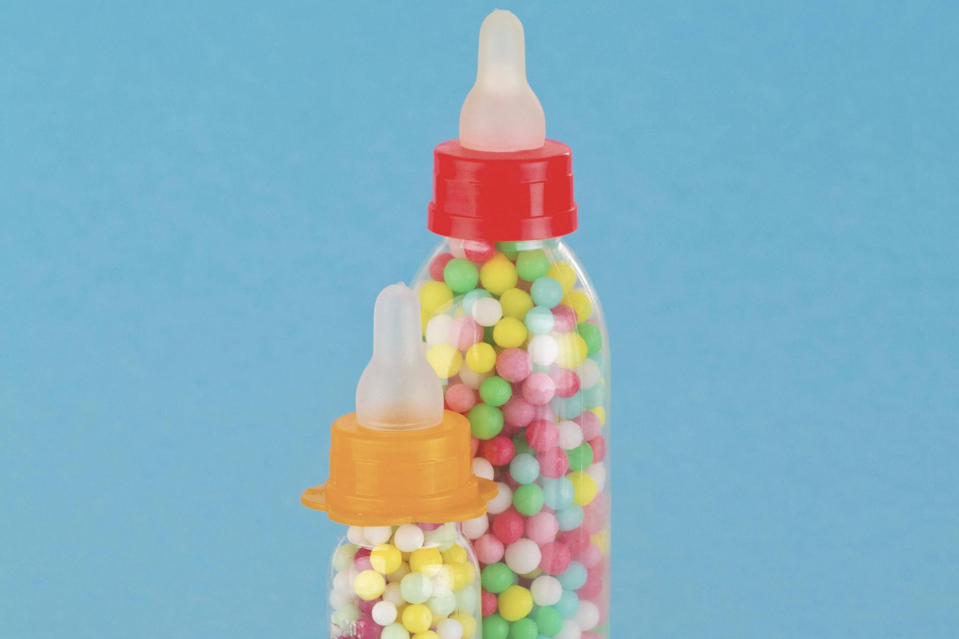 Die Liebesperlen befinden sich noch heute in markanten Flaschen.