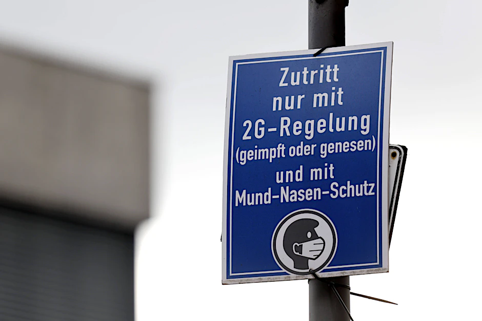 Im November 2021 durften Veranstalter nur geimpften und genesenen Personen Zugang gewähren.