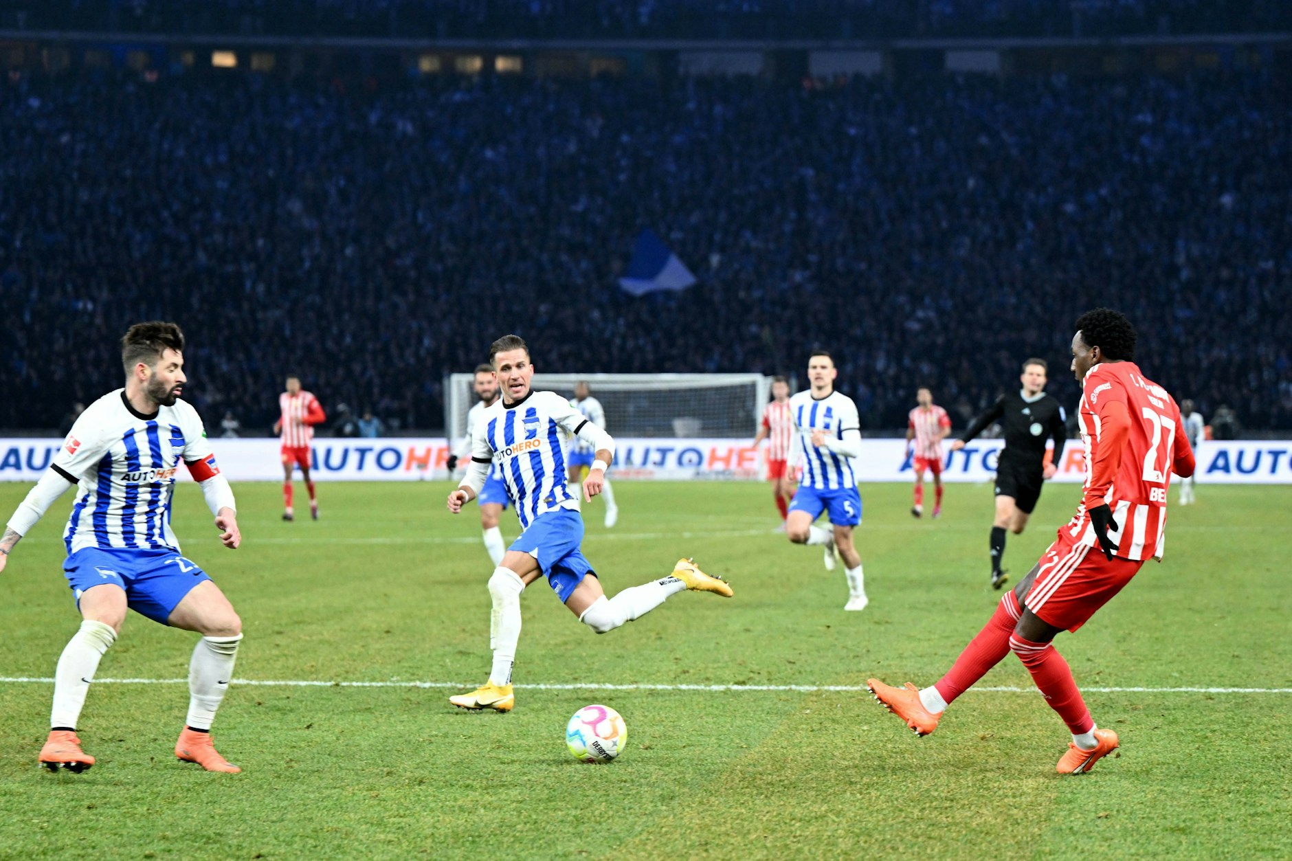 Im Januar 2023 gewann der 1. FC Union Berlin das bisher letzte Berliner Derby. Hertha BSC stieg am Ende ab. Der Rückstand der Eisernen auf den Rivalen aus dem Westen ist in der Ewigen Tabelle dennoch riesig.