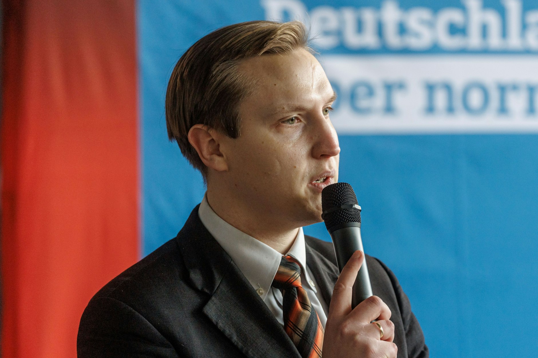 Kevin Dorow (AfD) ist Mitglied im Vorstand der AfD-Jugendorganisation.