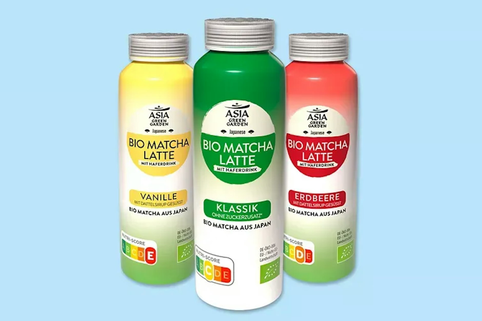 Den neuen Matcha gibt es bei Aldi Nord in drei verschiedenen Sorten.