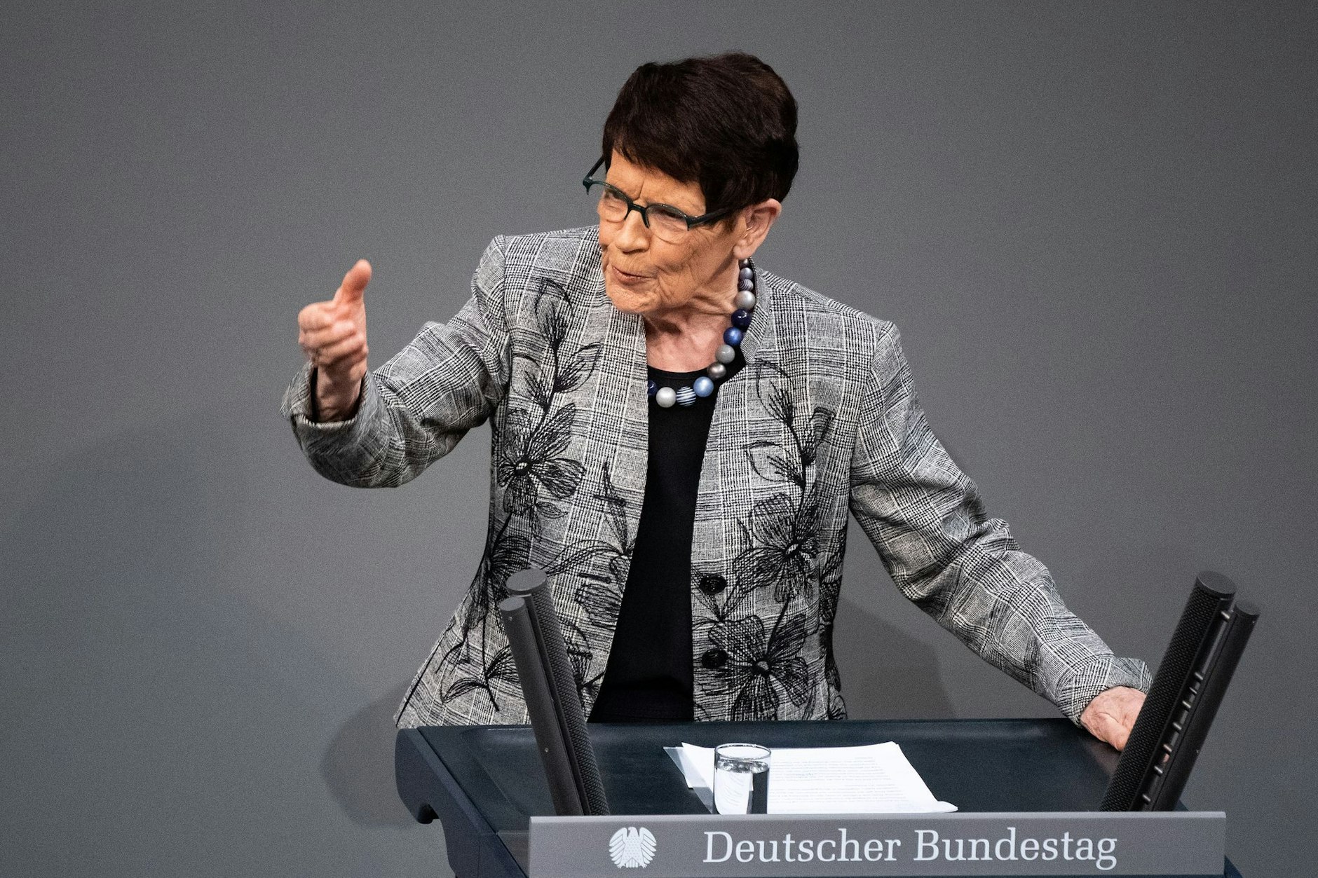 Rita Süssmuth (CDU), ehemalige Bundestagspräsidentin und Frauenministerin.