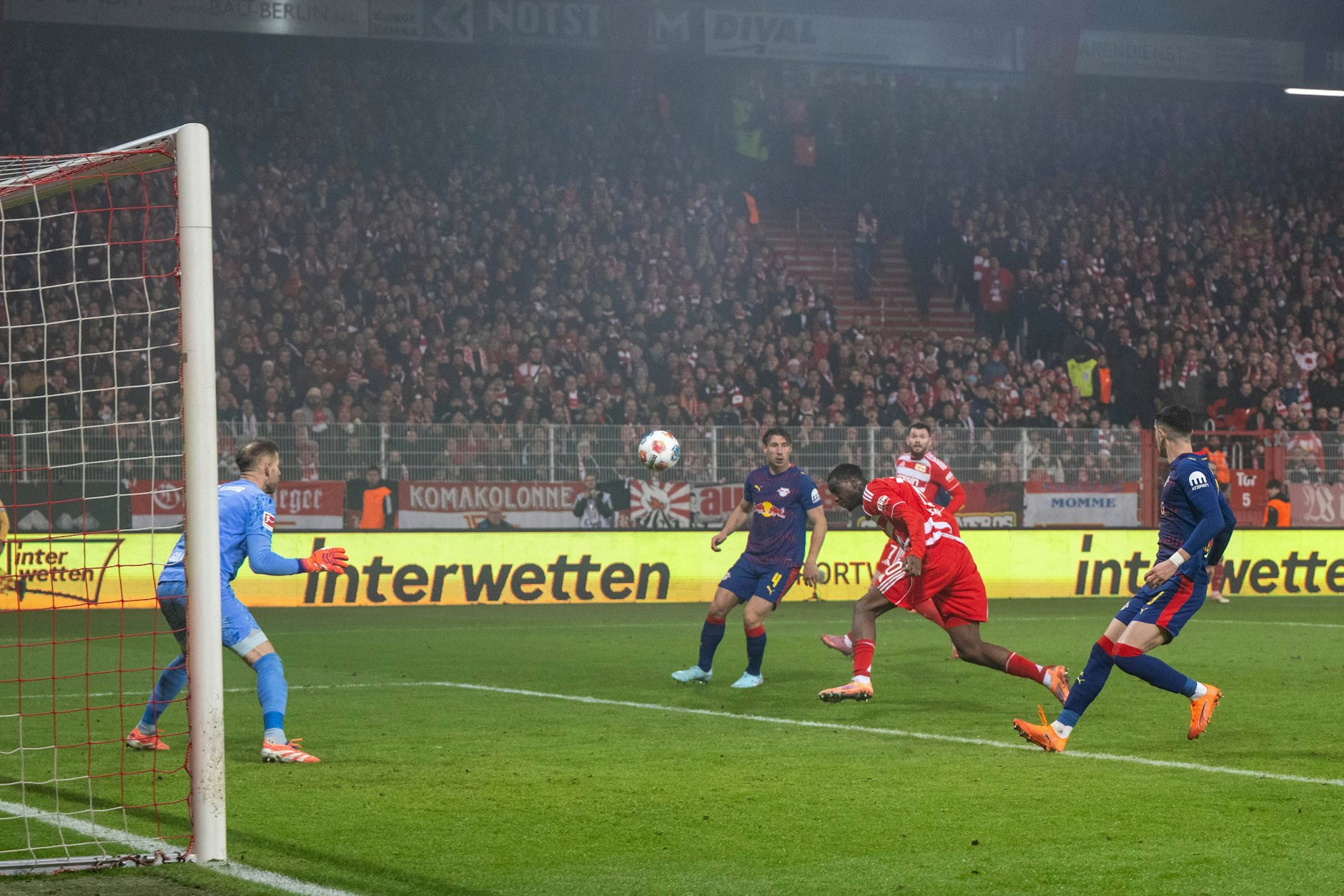 Ilyas Ansah trifft Mitte Dezember per Kopfball für den 1. FC Union Berlin beim 3:1-Sieg gegen RB Leipzig. Seitdem wartet der Stürmer auf ein Tor.
