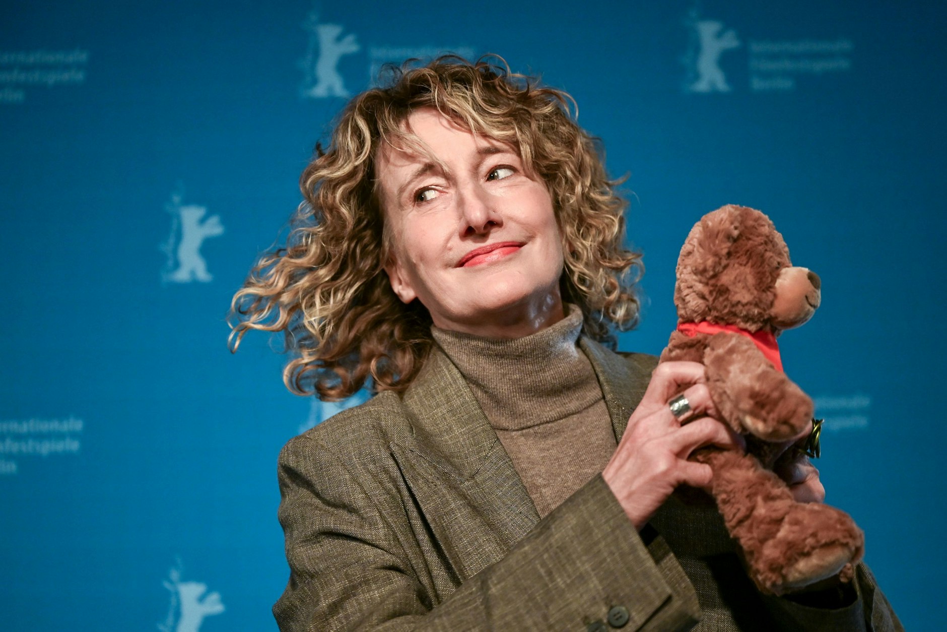 Berlinale-Chefin Tricia Tuttle bei der Jahres-Pressekonferenz der Internationalen Filmfestspiele Berlin