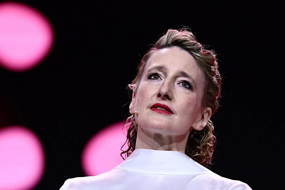 Die Festivalchefin Tricia Tuttle&nbsp; während der Abschlussgala.