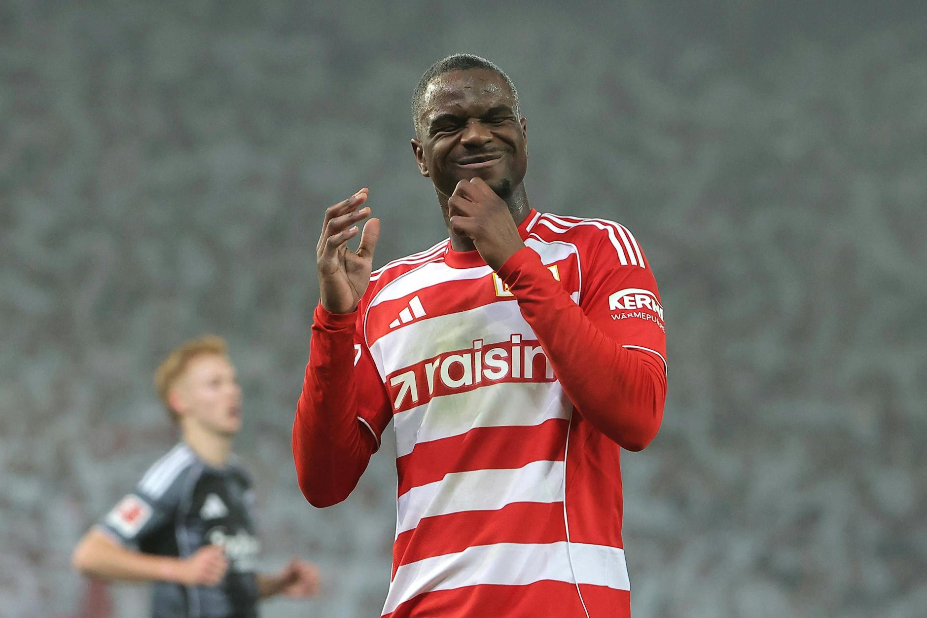 Ilyas Ansah wartet seit Dezember auf sein sechstes Saisontor. Die Durststrecke bringt den Stürmer des 1. FC Union Berlin nicht aus der Ruhe.