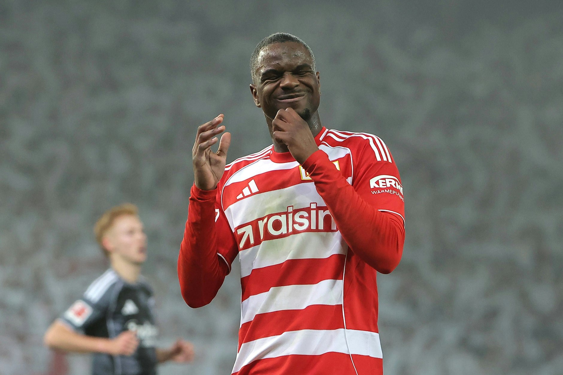 Ilyas Ansah wartet seit Dezember auf sein sechstes Saisontor. Die Durststrecke bringt den Stürmer des 1. FC Union Berlin nicht aus der Ruhe.