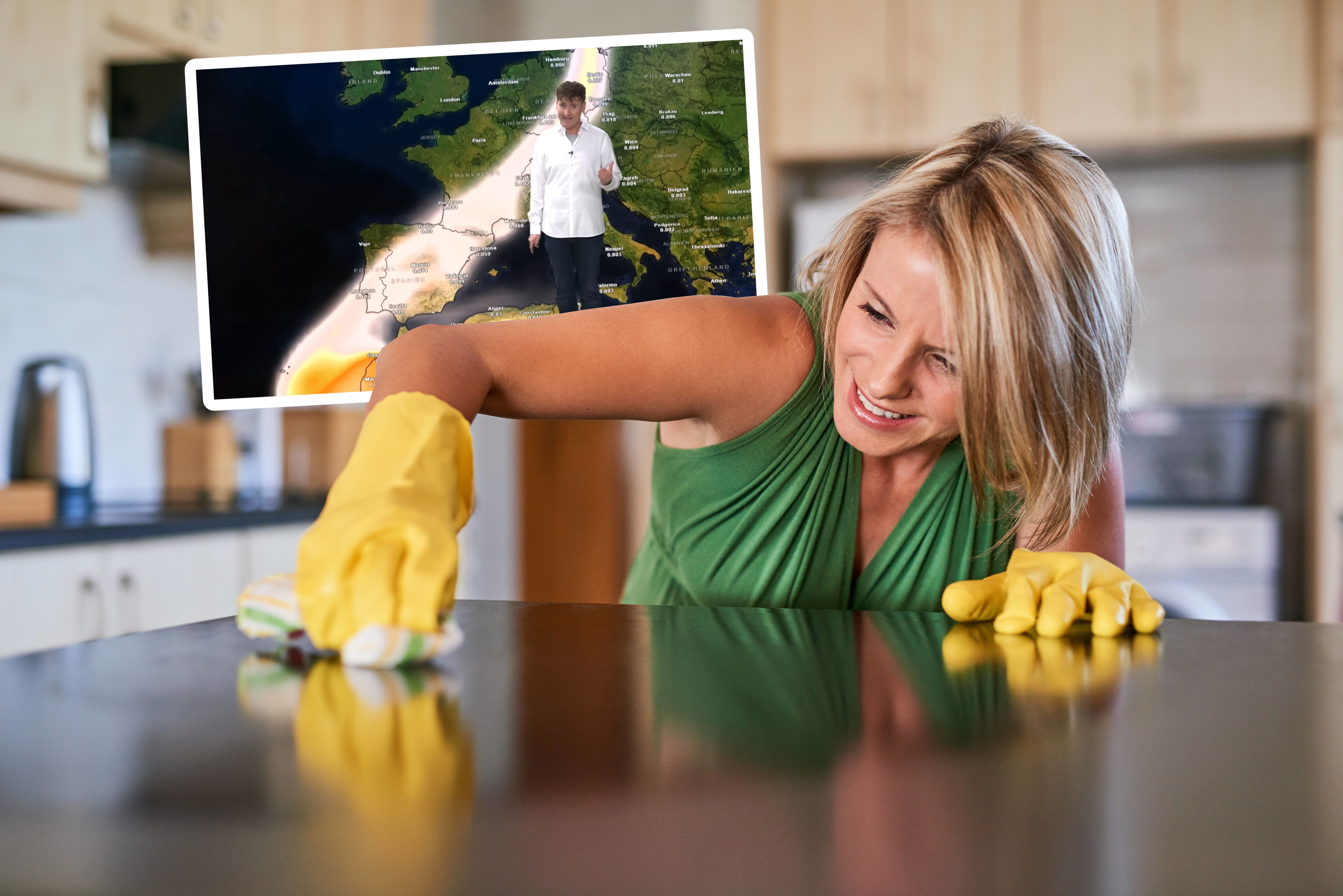 Chaos beim Wetter! Warum Sie jetzt auf keinen Fall putzen sollten