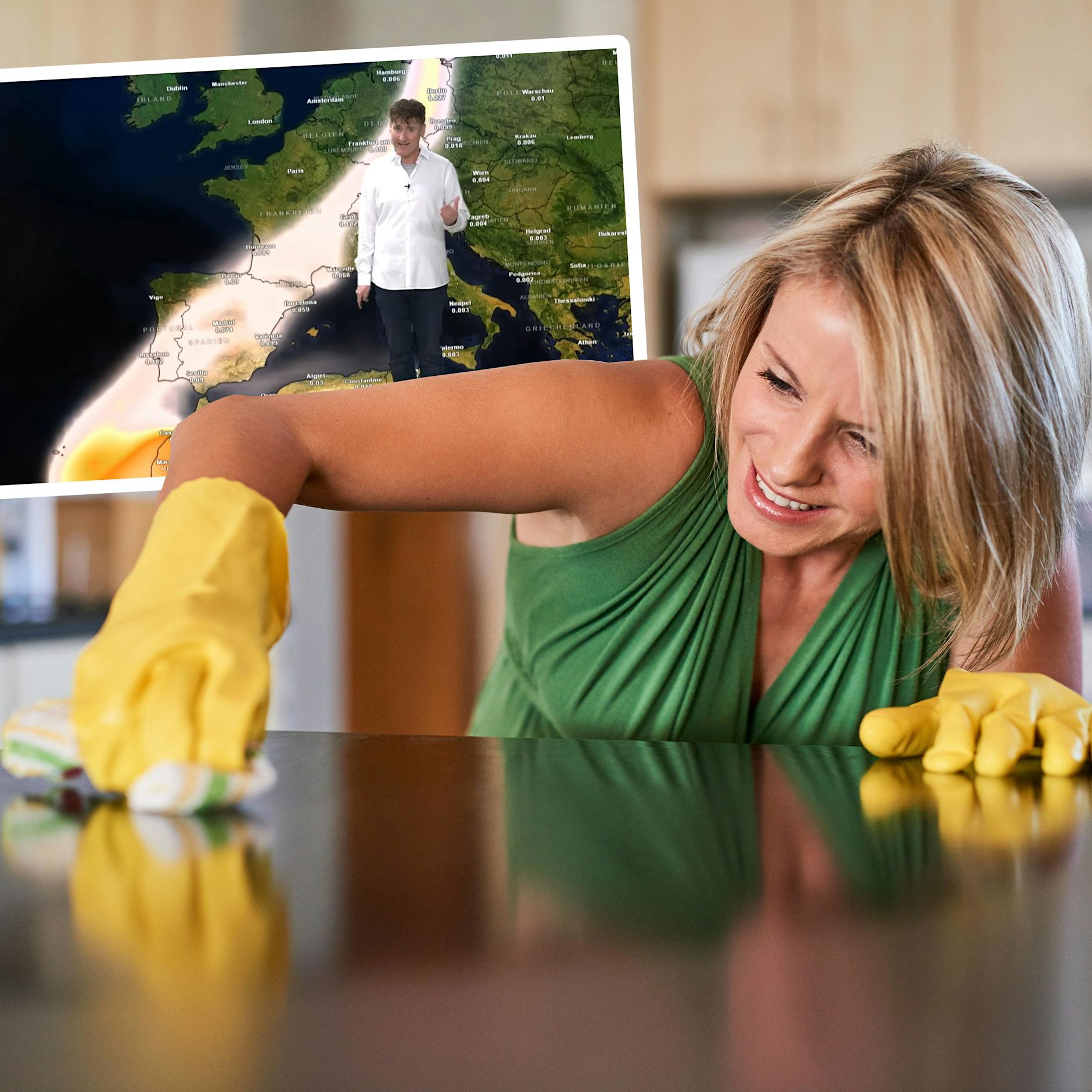 Chaos beim Wetter! Warum Sie jetzt auf keinen Fall putzen sollten