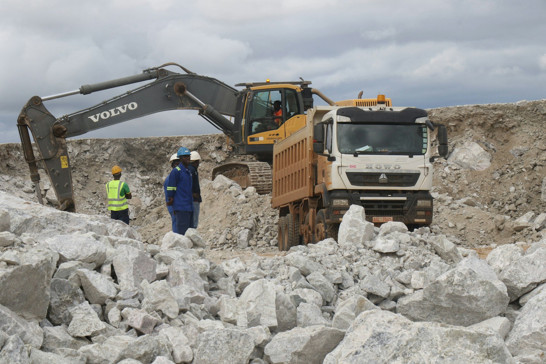 Eine Lithium-Mine in Simbabwe