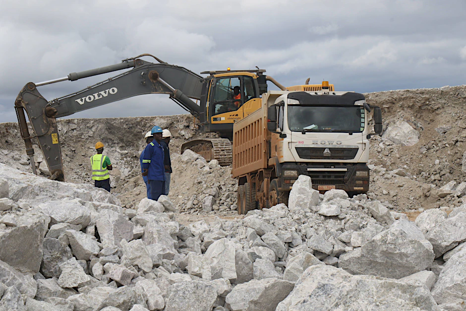 Eine Lithium-Mine in Simbabwe