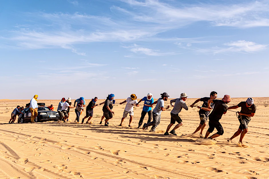 Ein Abenteuer, bei dem alle anpacken: die Rallye Dresden-Dakar-Banjul.