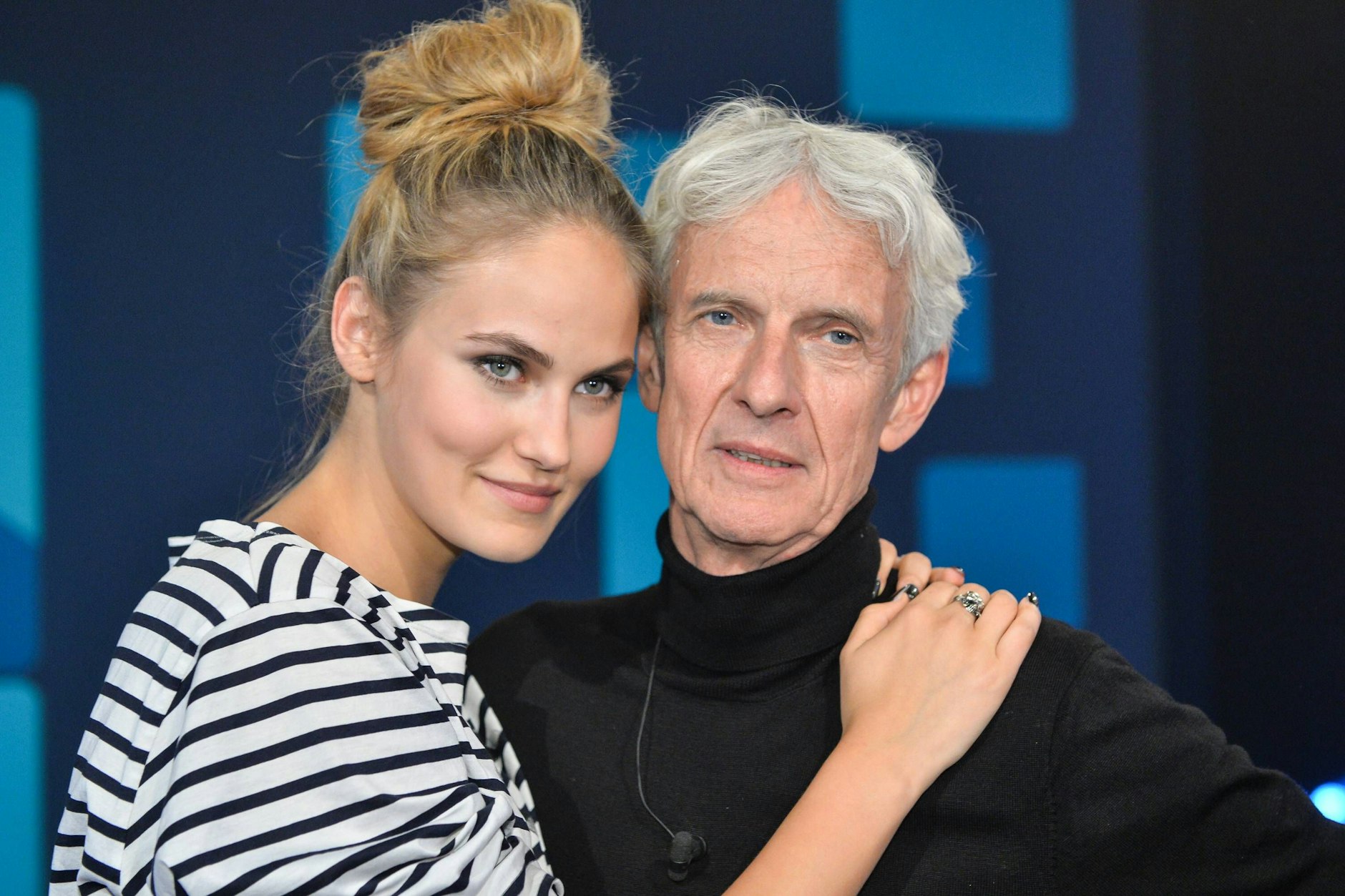 Mathieu Carrière mit Tochter Elena.