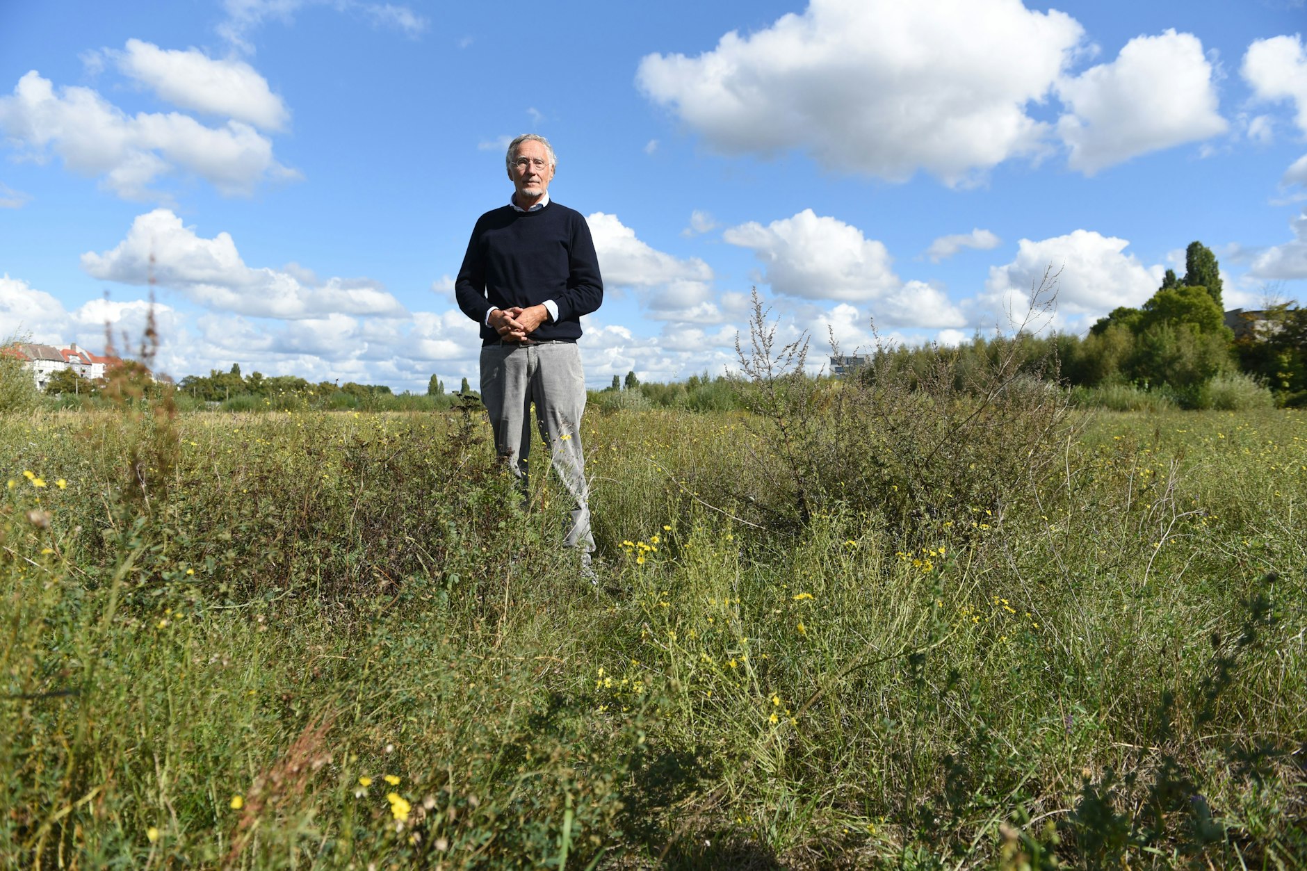 Auf dieser Pankower Brache will Kurt Krieger ein neues Stadtquartier errichten.