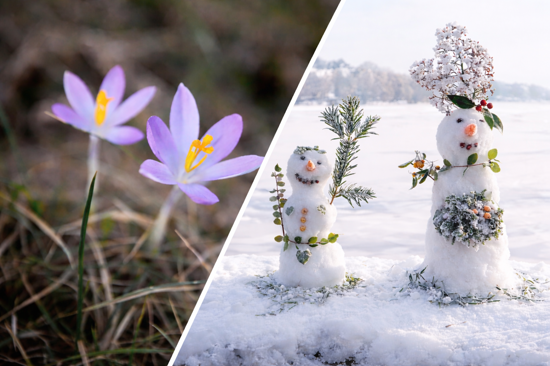 Vorerst siegt der Frühling, aber der Winter droht im März zurückzuschlagen. 