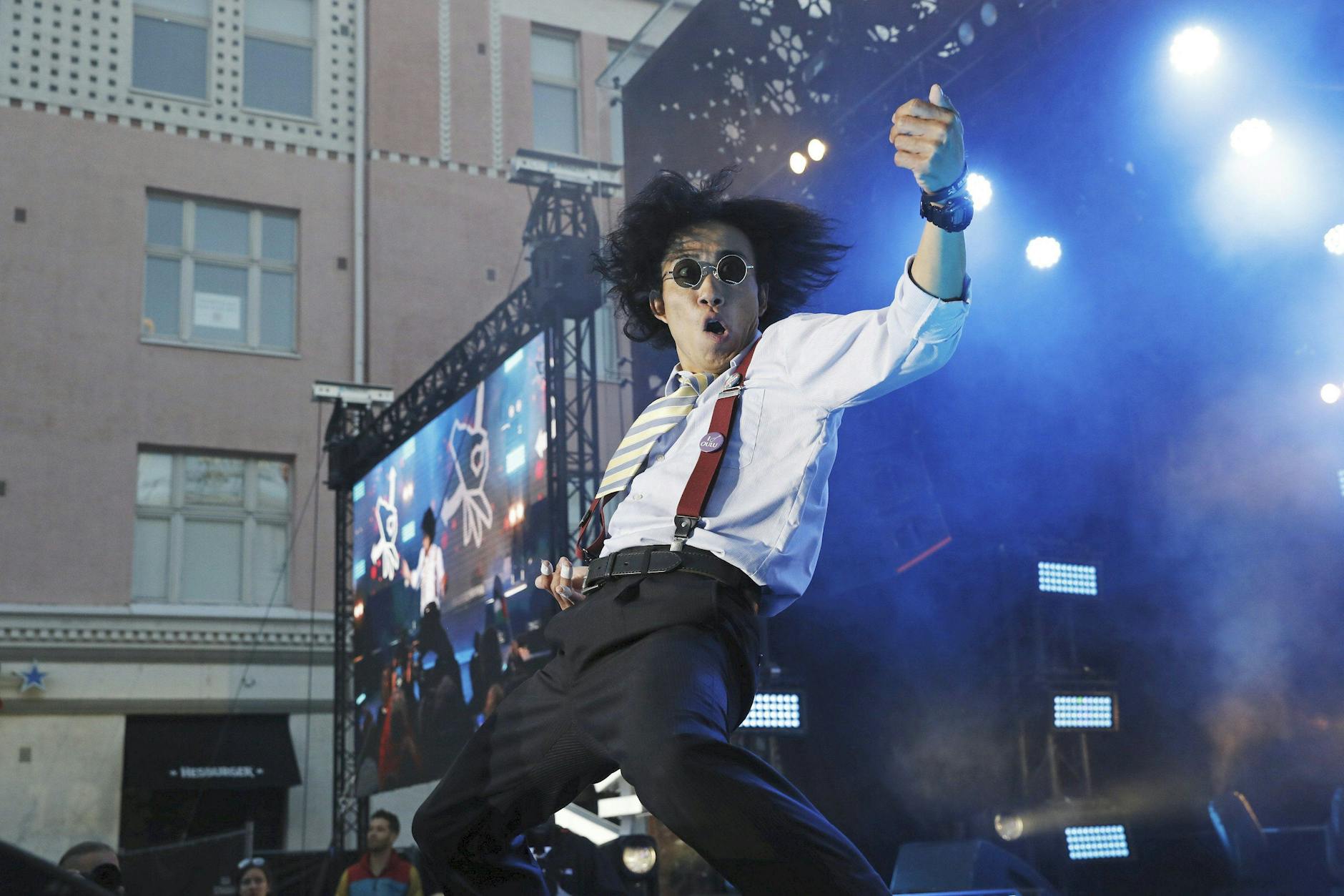 Gespielt: Die Luftgitarren-WM gehört zu den Sommern von Oulu.