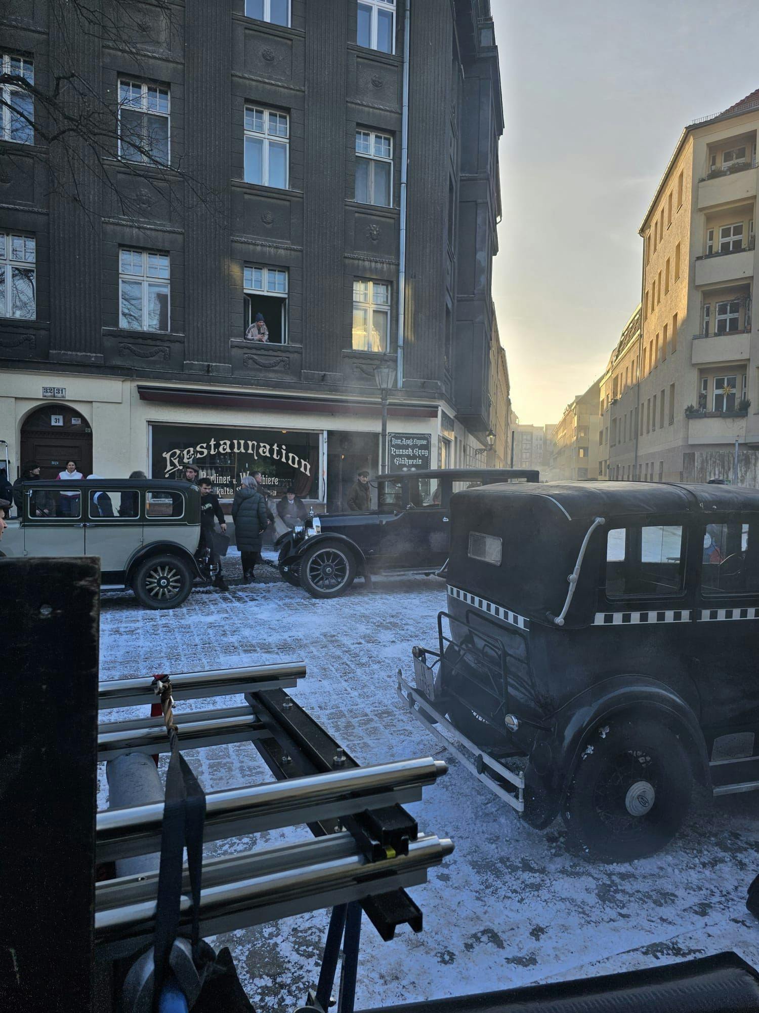 Wie vor 100 Jahren: Die Richardstraße war diese Woche kaum wiederzuerkennen.