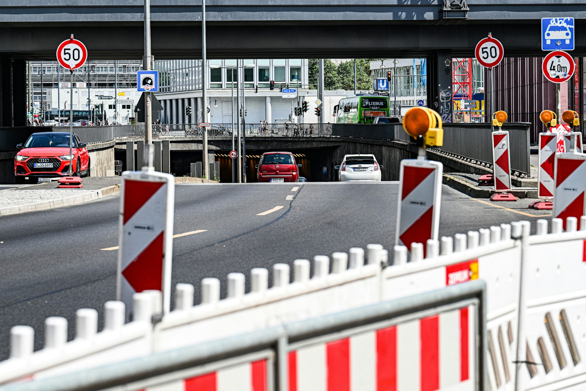 Am Tunnel Grunerstraße sind schwerere Schäden festgestellt worden.