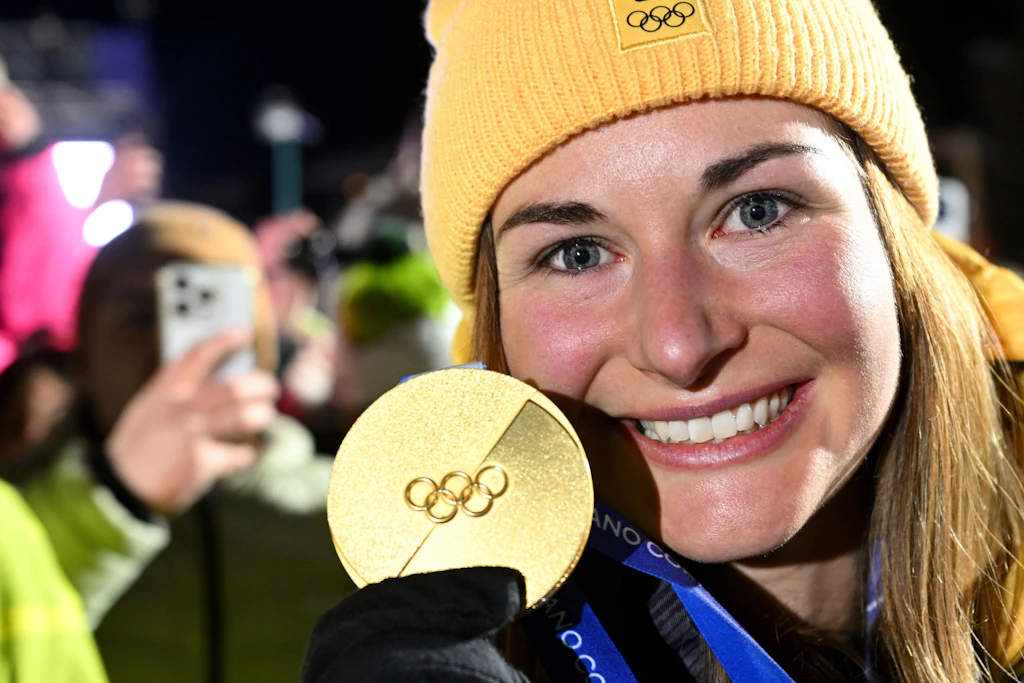 Olympiasiegerin Julia Taubitz:&nbsp;Die aus Annaberg-Buchholz stammende Rennrodlerin errang zweimal Gold.