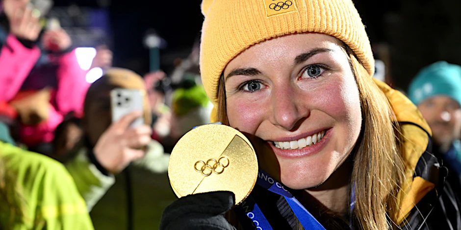 Olympiasiegerin Julia Taubitz:&nbsp;Die aus Annaberg-Buchholzerin stammende Rennrodlerin machte ihre Region mit zwei Goldmedaillen besonders stolz.