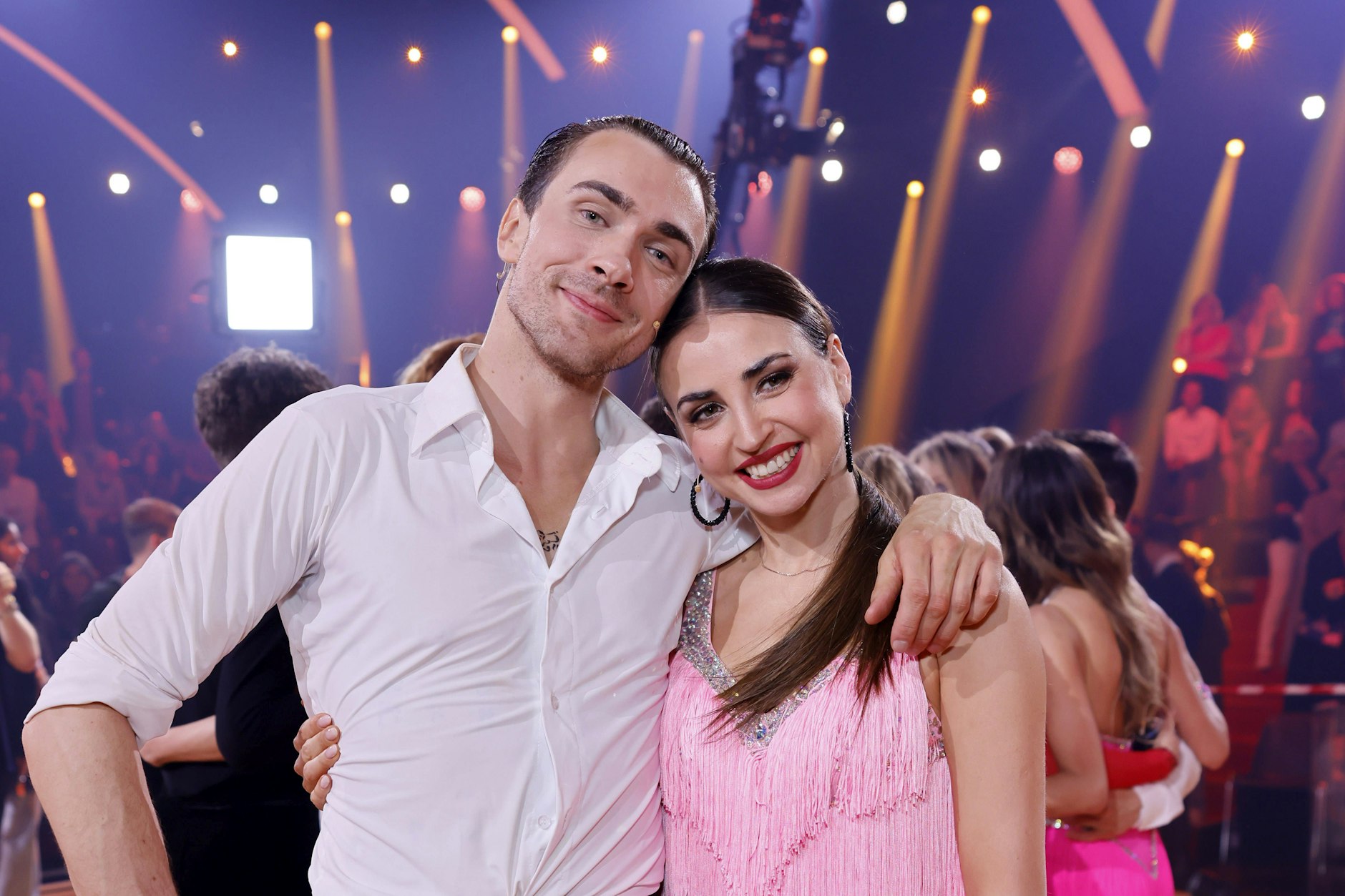 Tänzerin Ekaterina Leonova und Mentalist Timon Krause bei der 16. Staffel der RTL-Tanzshow „Let s Dance“.