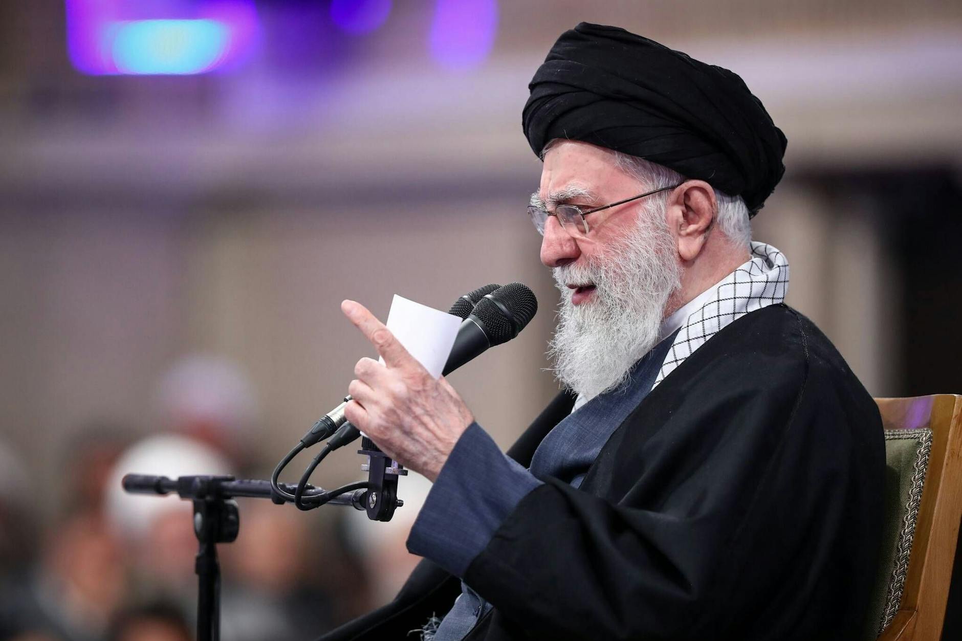 Irans Oberster Führer Ali Khamenei am 17. Februar in Teheran