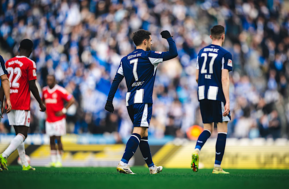 Josip Brekalo war beim Sieg von Hertha BSC gegen den 1. FC Nürnberg der einzige Lichtblick der Berliner.