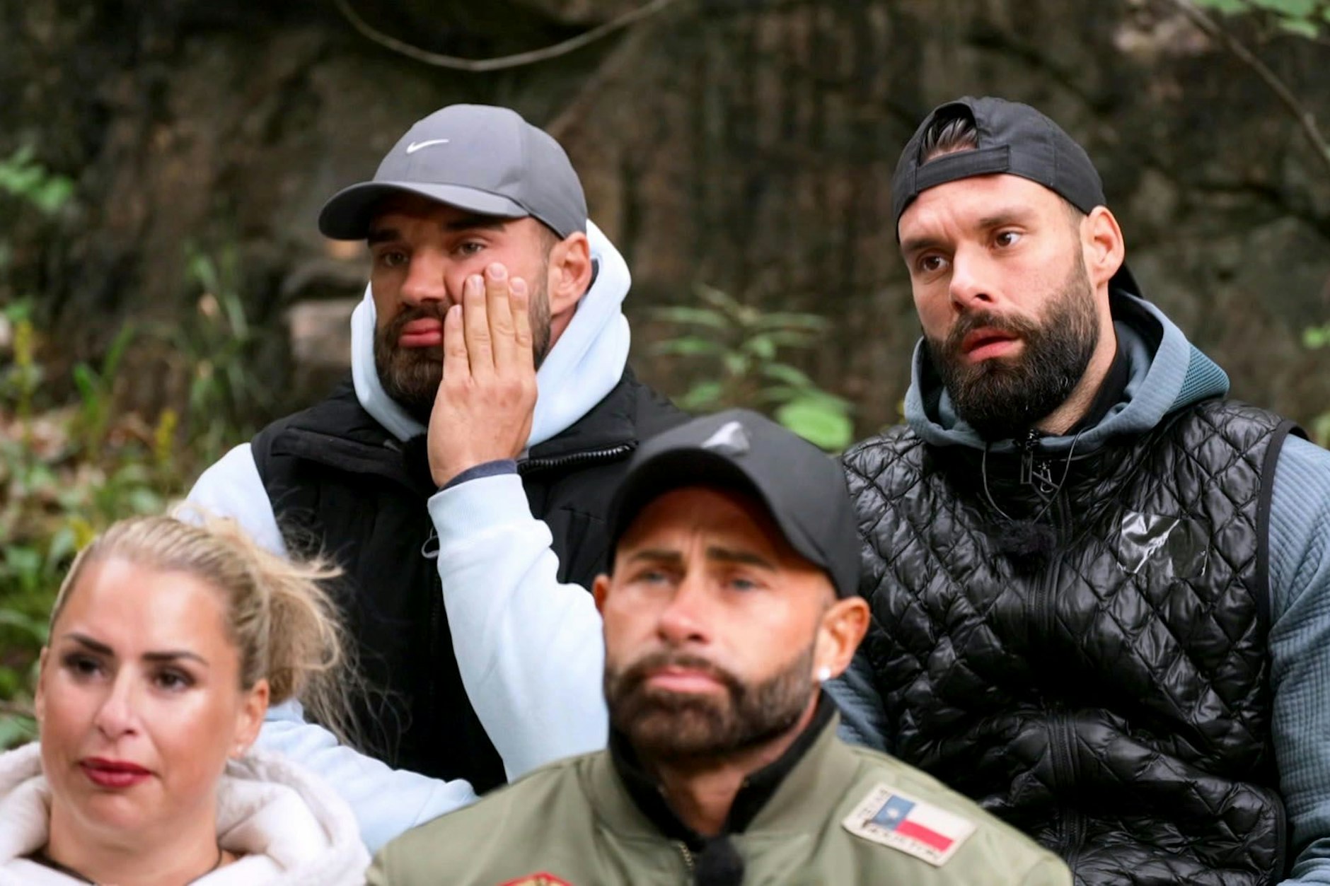 Aleks und Marko (hinen), Virgina und Andrew (vorne) bei „Couple Challenge“.