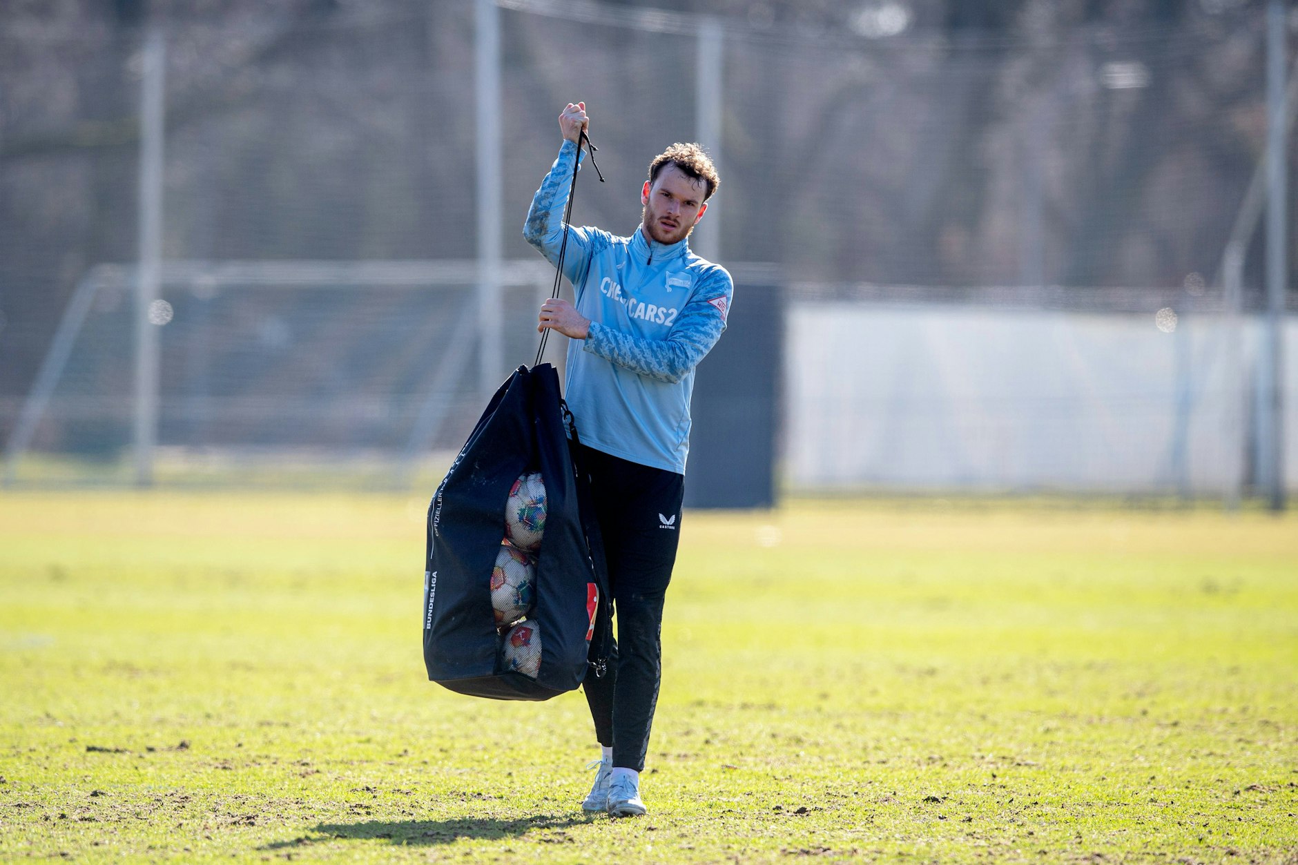 Pascal Klemens darf bei Hertha BSC momentan nur trainieren. Coach Stefan Leitl strich ihn aus dem Kader. 