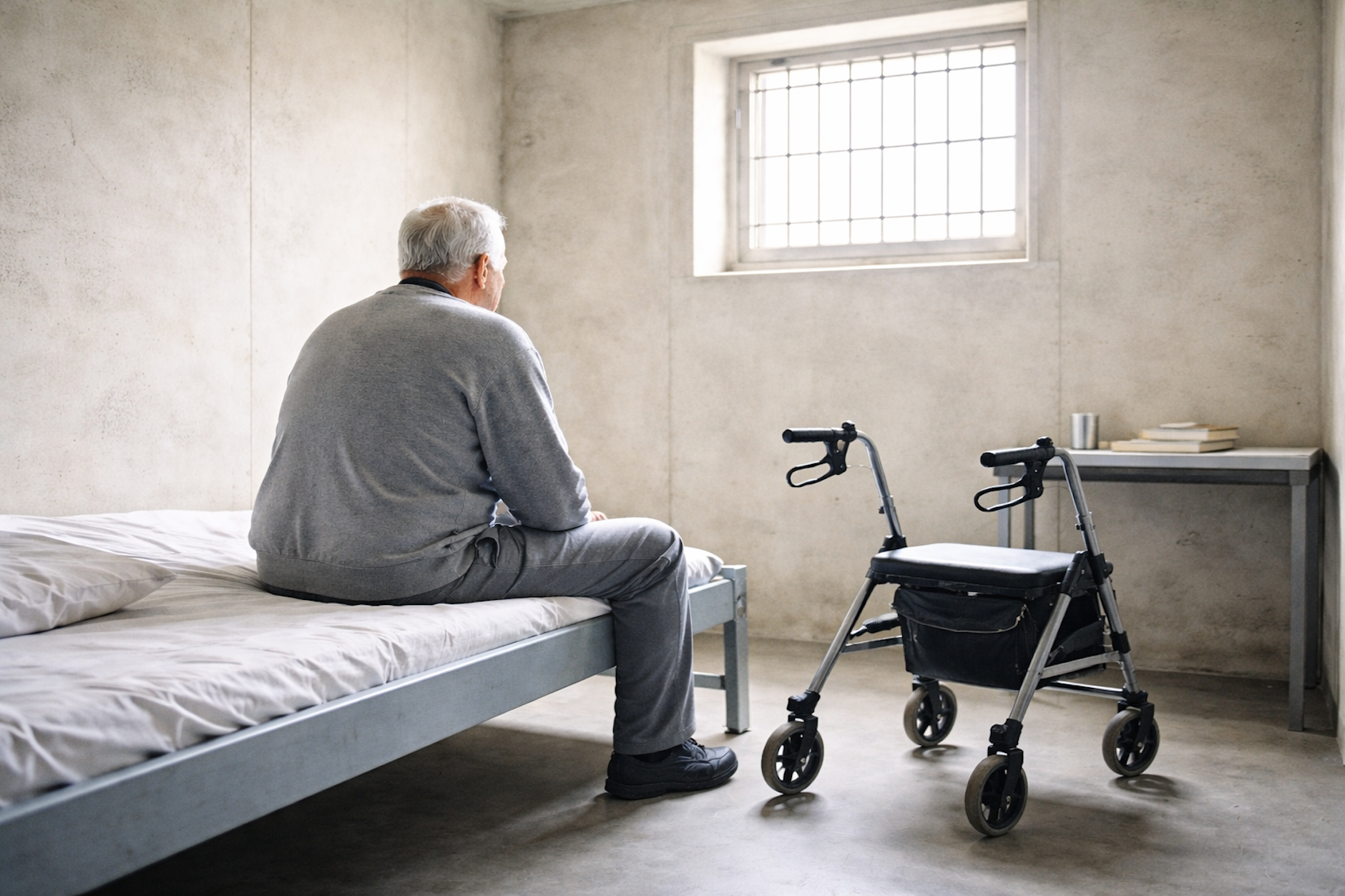 Auch hinter Gittern macht sich der demografische Wandel bemerkbar. (KI-Generiert)