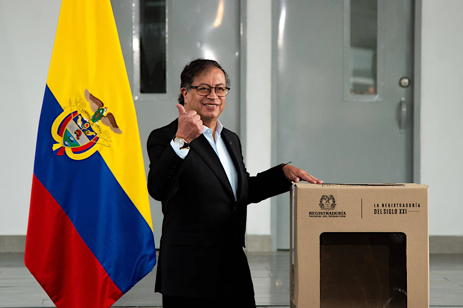 Kolumbiens amtierender Präsident Gustavo Petro.