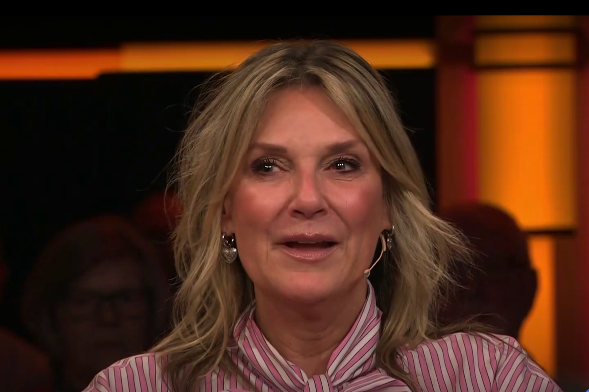 Kim Fisher konnte ihre Tränen nicht zurückhalten. Ihre Stimme brach immer wieder ab.