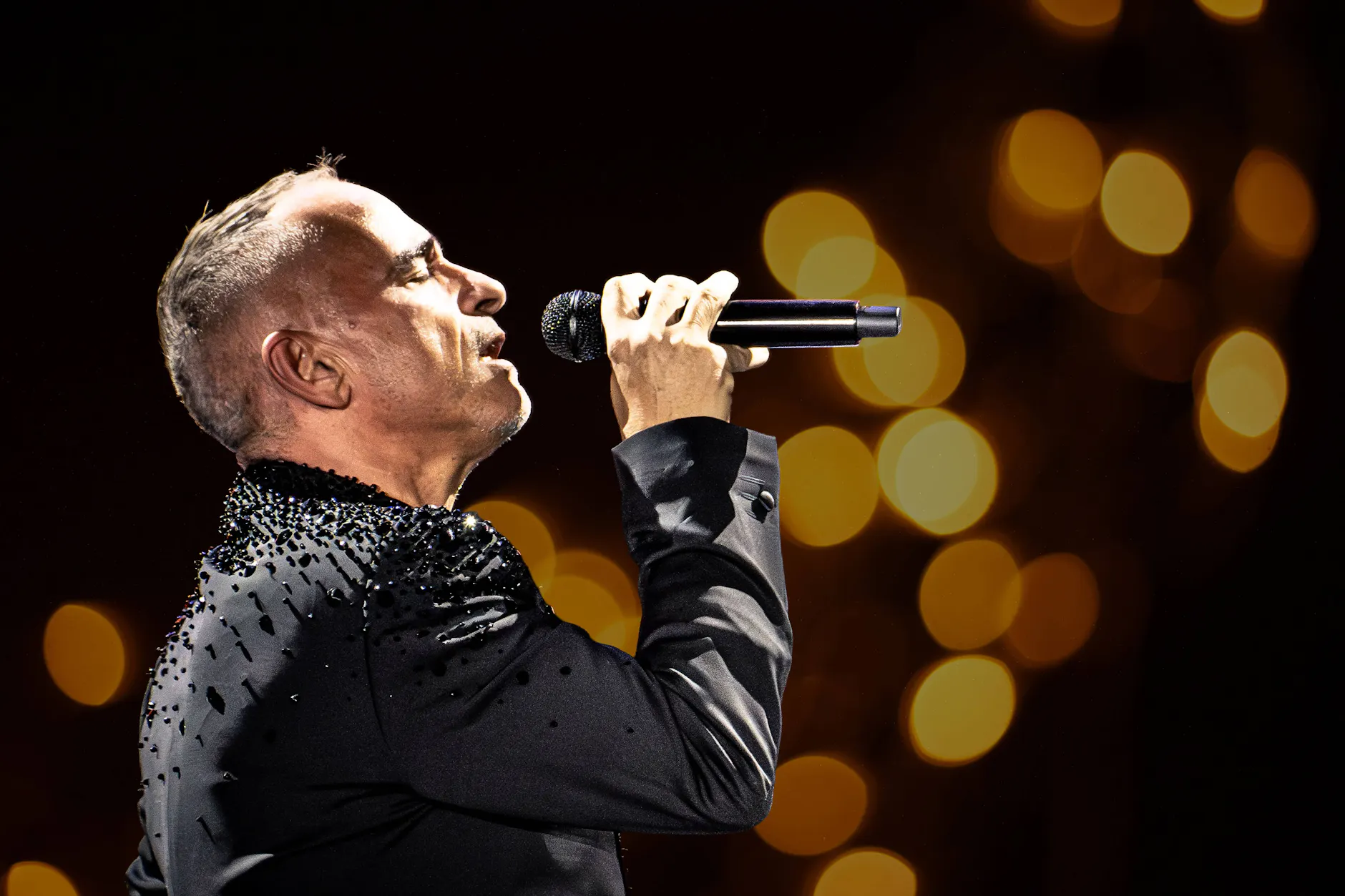 Er hatte keine Schuld an den unschönen Momenten des Abends: der iatlienische Barde Eros Ramazzotti