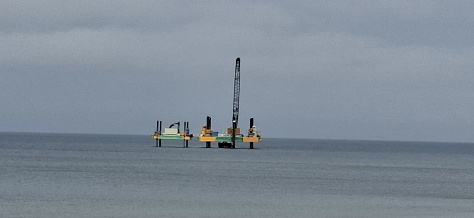 Die neue Plattform in der Ostsee sorgt für Spekulationen.
