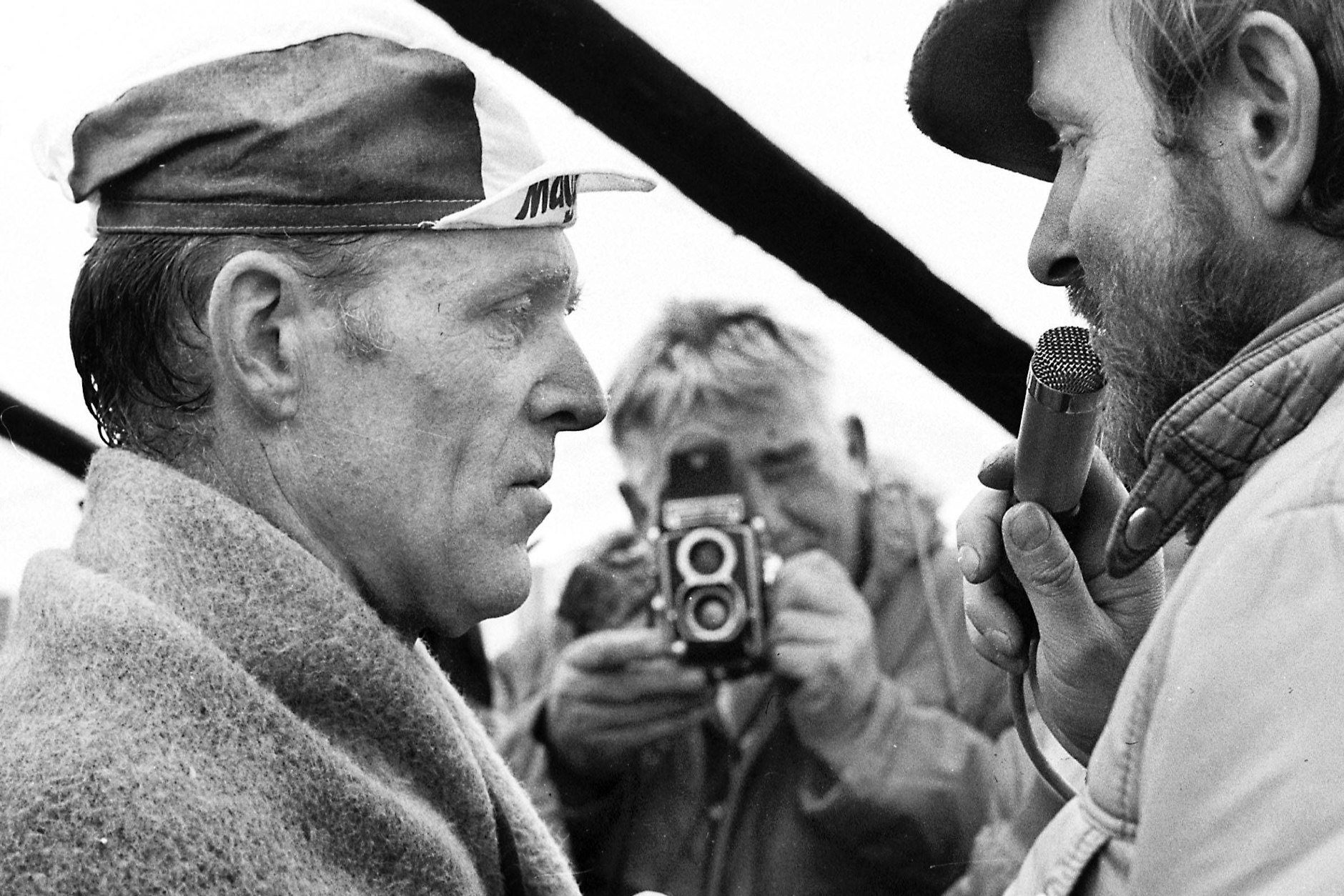 Der Radfahrer Täve Schur zählt zu den populärsten Sportlern der DDR.