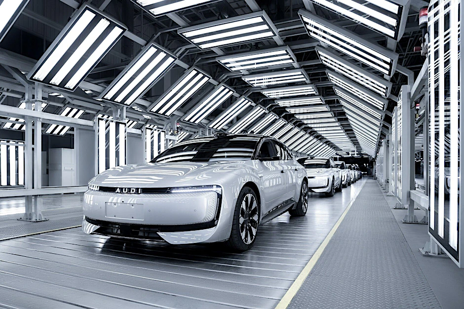 Audi E5, Fahrzeugmontage, Finish und Oberflächenprüfung
