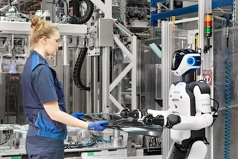 Roboter im BMW-Werk Leipzig: Sie werden in der Fertigung getestet.