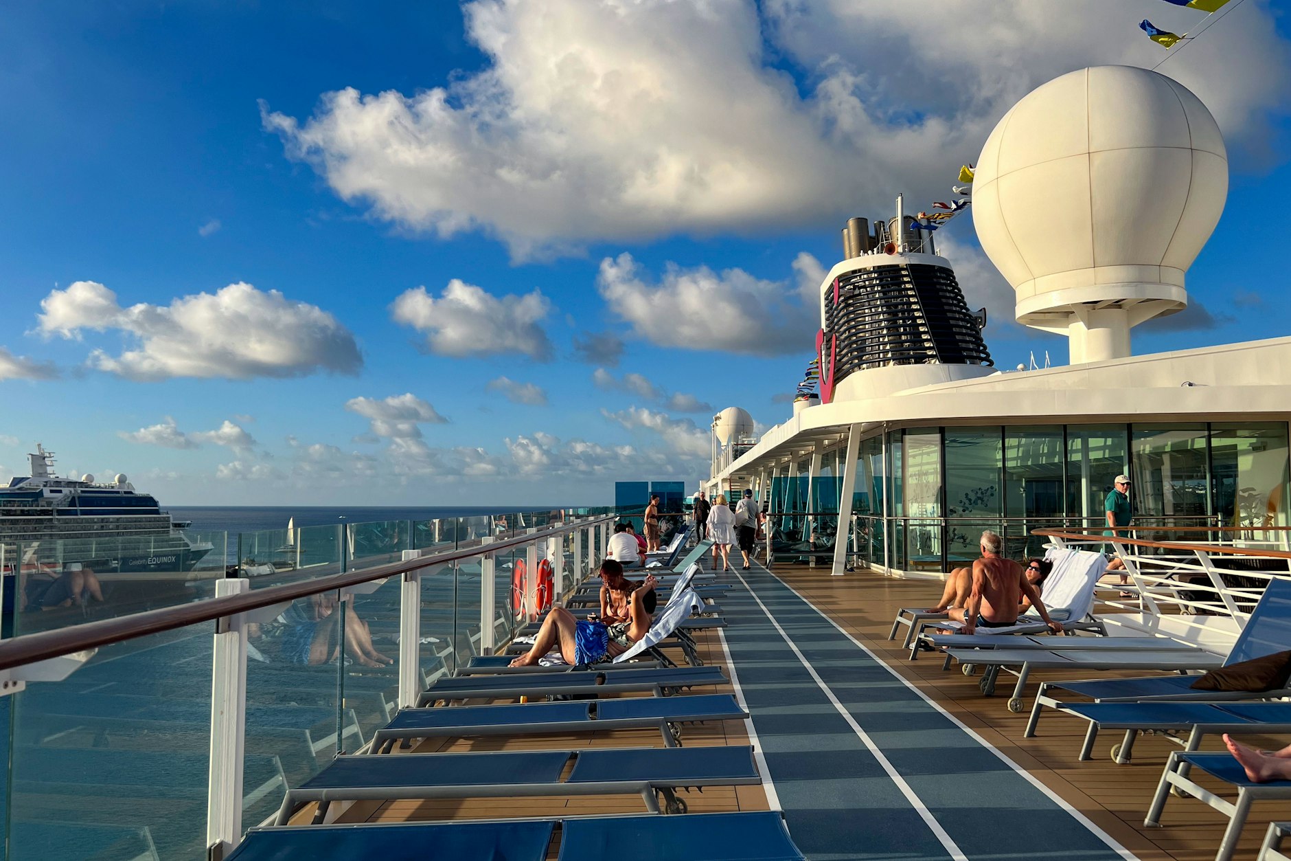 Unbeschwerte Zeit an Deck von Mein Schiff 4&nbsp; ist derzeit nicht möglich.