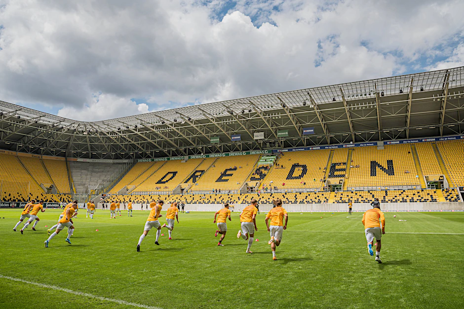 Traditionsreiche Arena: Das Dresdener Rudolf-Harbig-Stadion wird Gesamtzweiter.