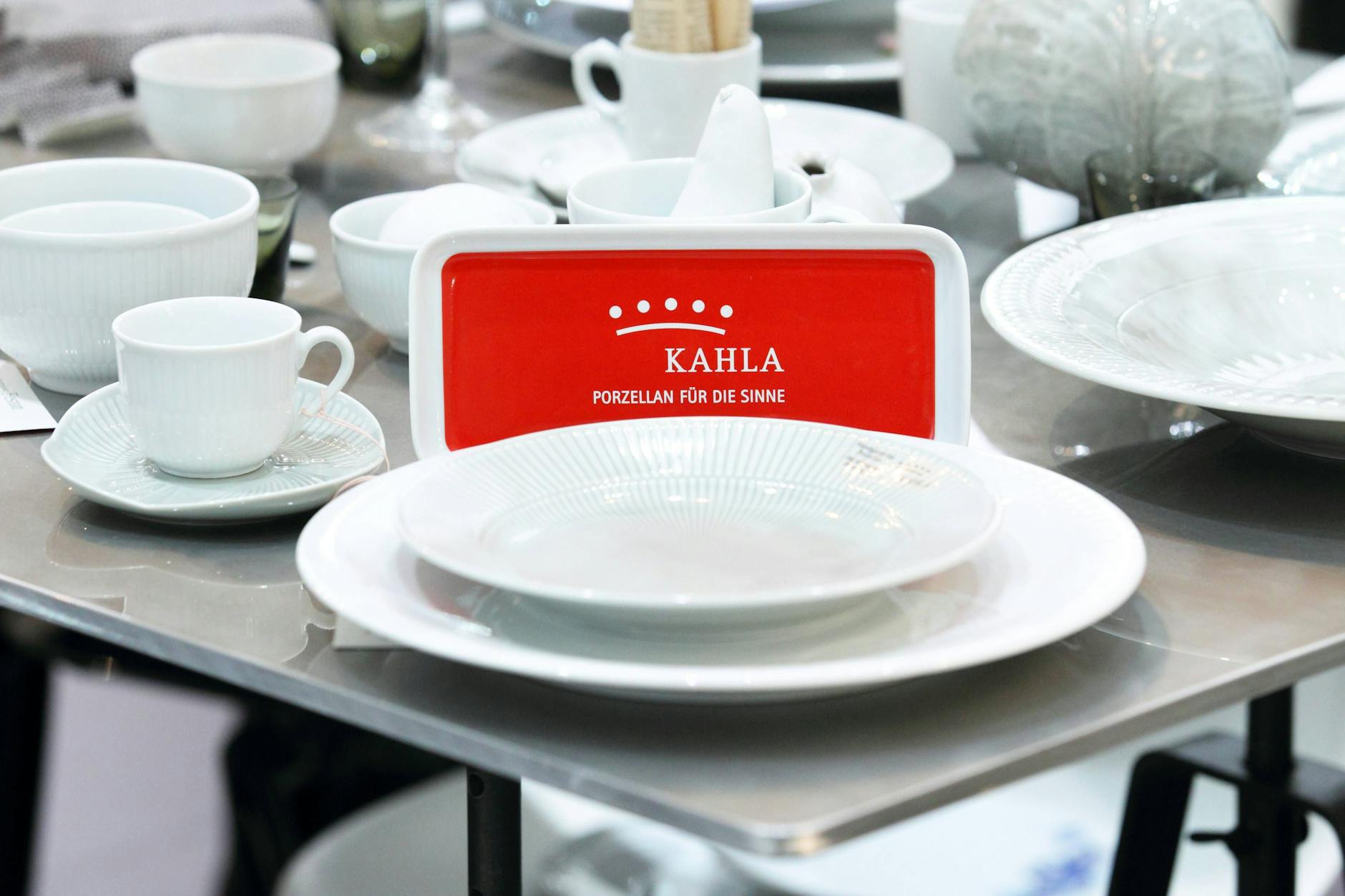 Das Porzellan aus Kahla findet sich auch heute noch in vielen Haushalten und in der Gastronomie.