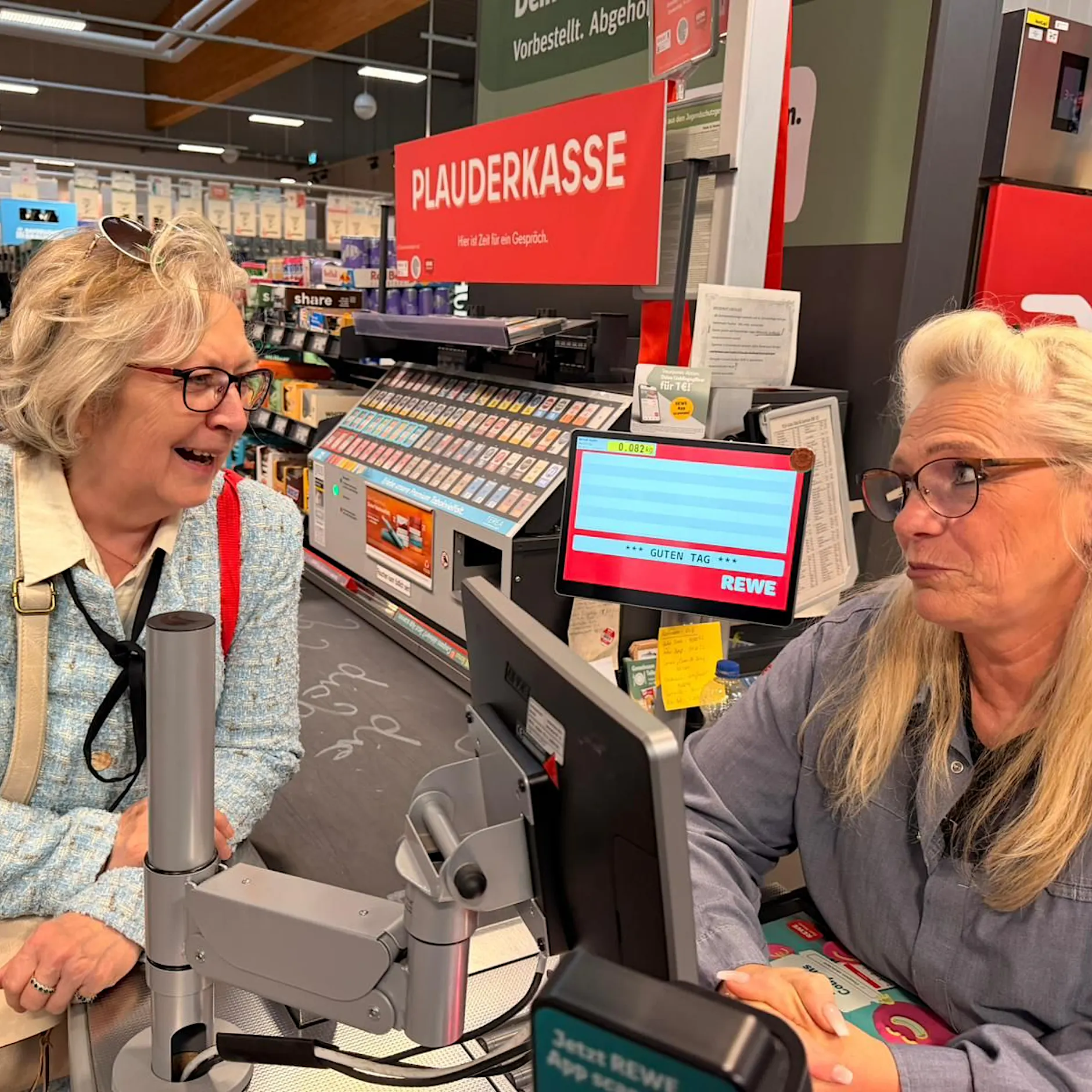 Supermarkt in Tegel: Warum es an einer Kasse absichtlich langsamer vorangeht