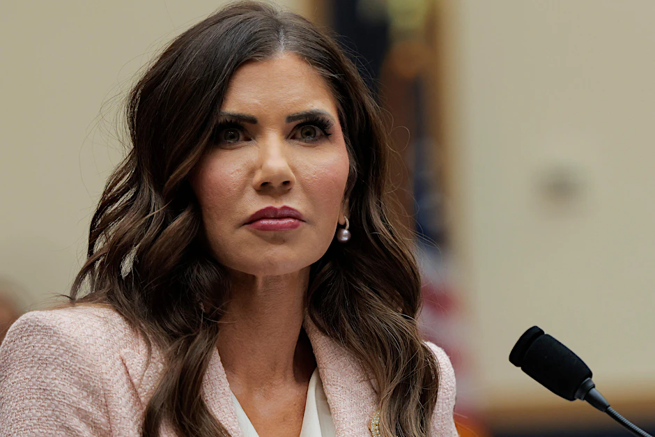 Kristi Noem soll bald nicht mehr Heimatschutzministerin sein.