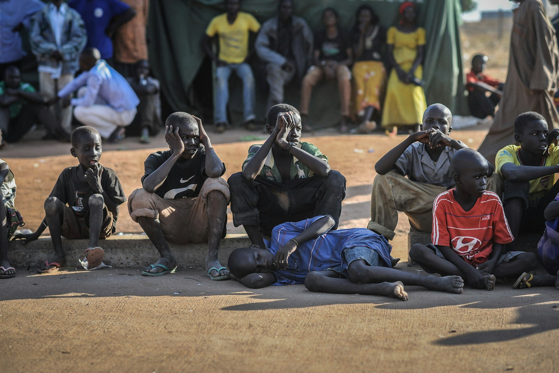 Viele Menschen flohen vor der Gewalt islamistischer Gruppen im Nordosten Nigerias.