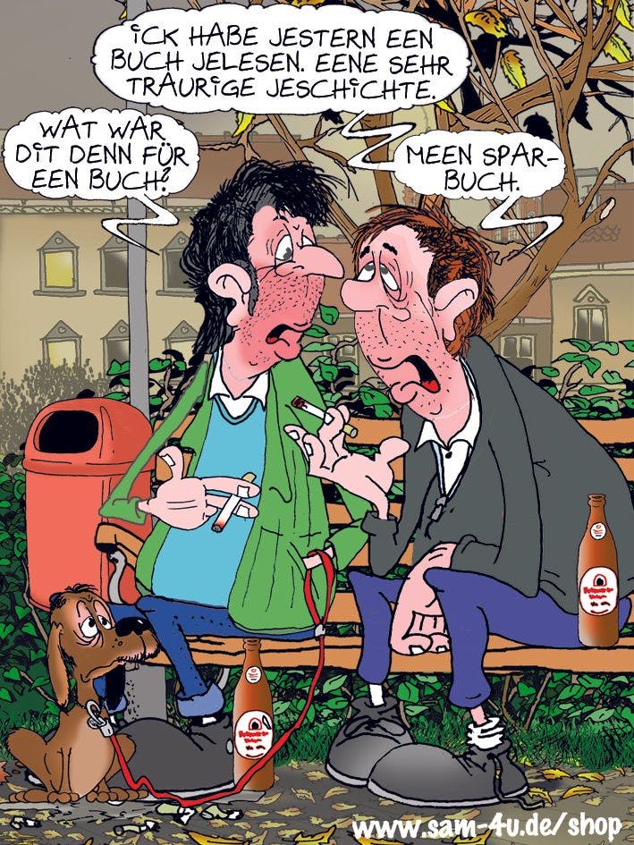 Der Cartoon des Tages von unserem Zeichner Sam Paff aus Berlin bereichert jeden Tag unsere Rubrik Witz des Tages.