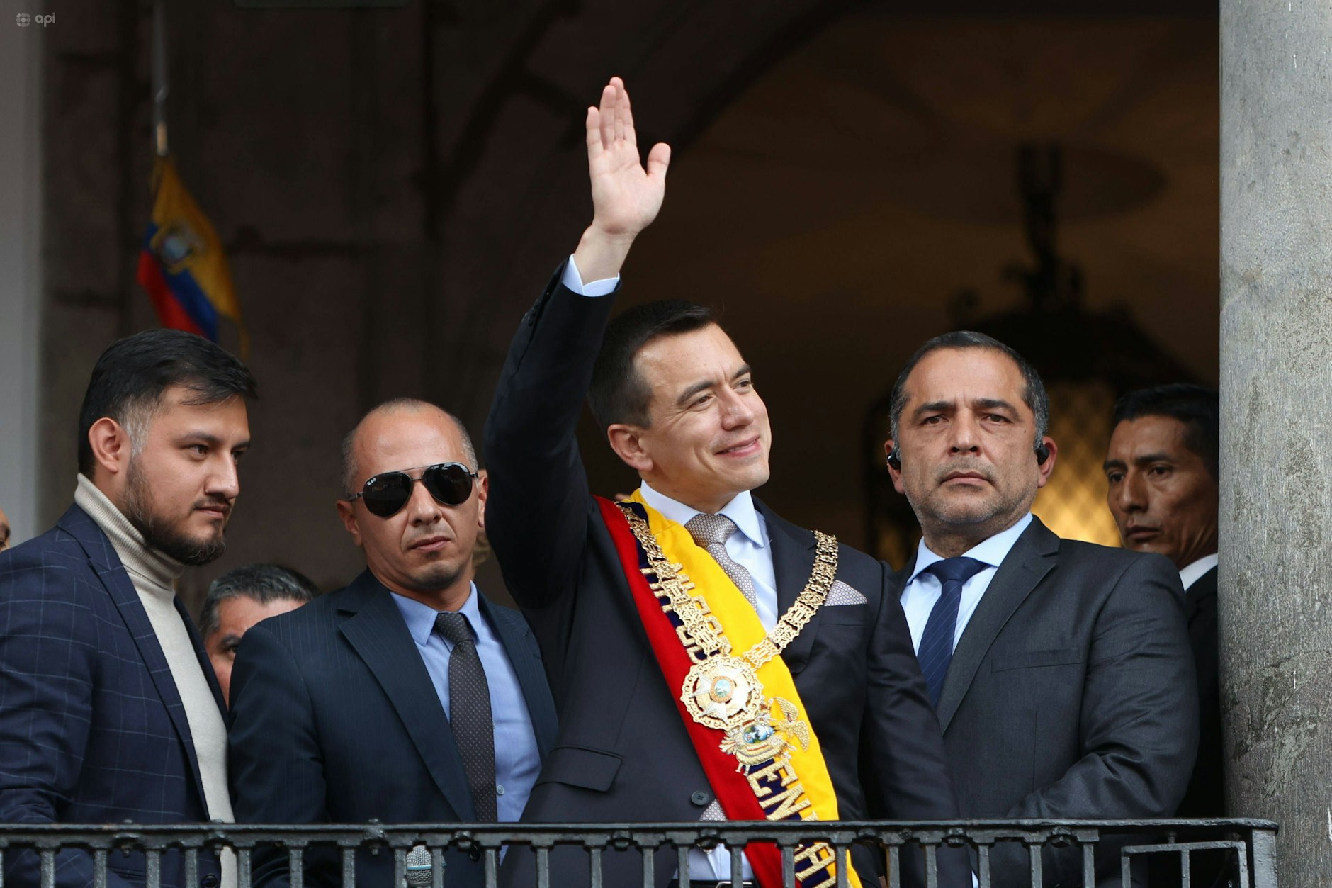 Der ecuadorianische Präsident Daniel Noboa in Quito