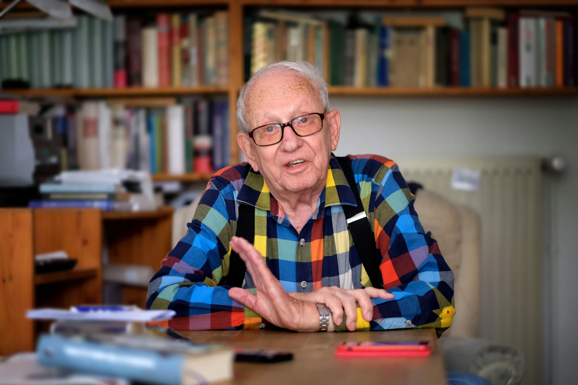 Thomas Reschke (1932–2026). Das Foto entstand bei unserem Besuch im Frühjahr 2022.