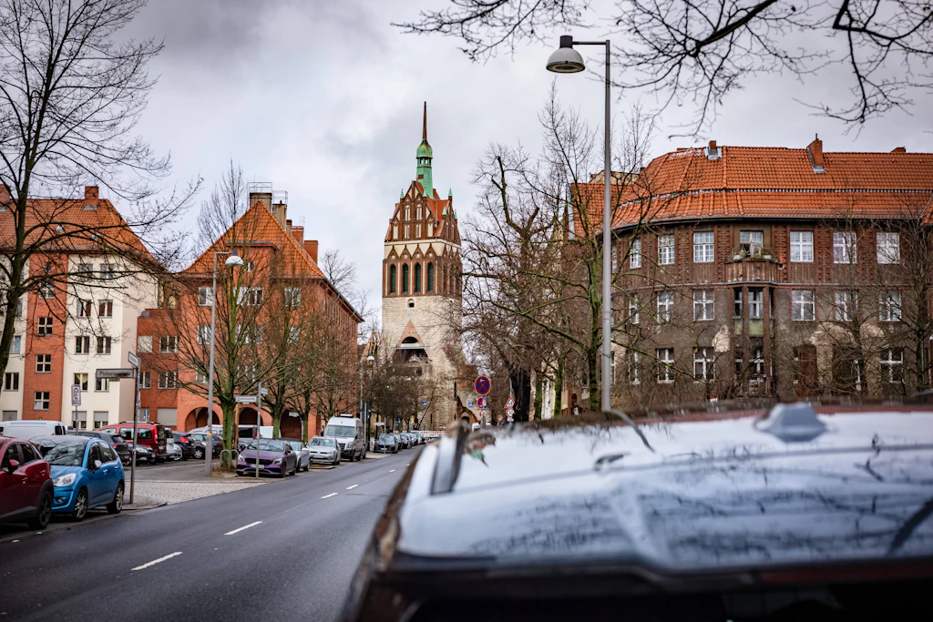 Die Pistoriusstraße mit Blick zum Mirbachplatz