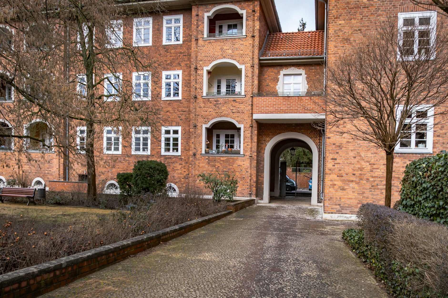 Siedlung Holländerhof zwischen Schönstraße und Woelckpromenade