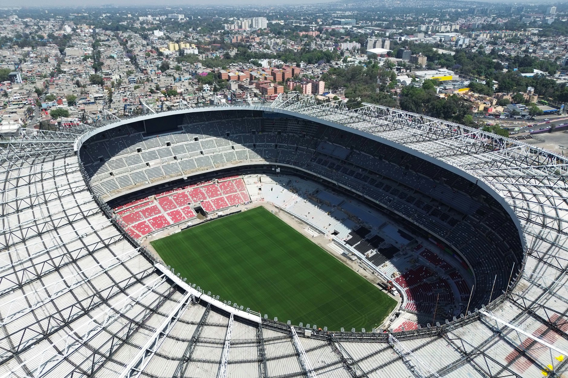 Das Aztekenstadion in Mexiko-Stadt wird 2026 erneut Austragungsort von Spielen der Fußball-Weltmeisterschaft sein.